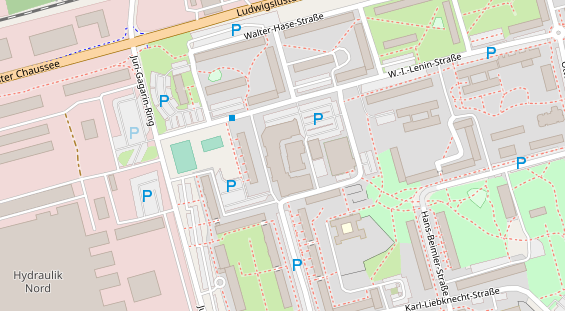 FitnessStudio auf Satellitenbild