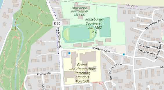 FitnessStudio auf Satellitenbild