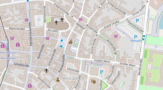 FitnessStudio auf Satellitenbild