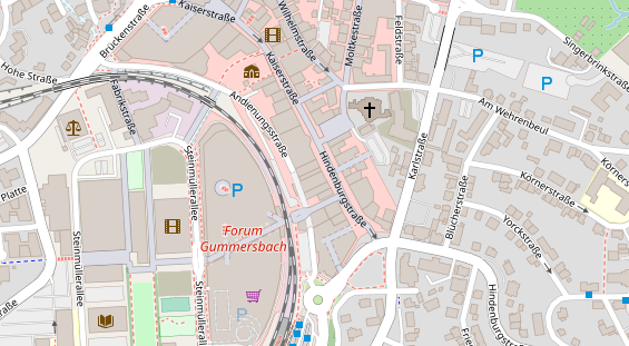 FitnessStudio auf Satellitenbild