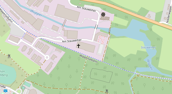 FitnessStudio auf Satellitenbild