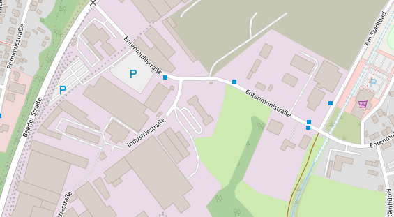 FitnessStudio auf Satellitenbild