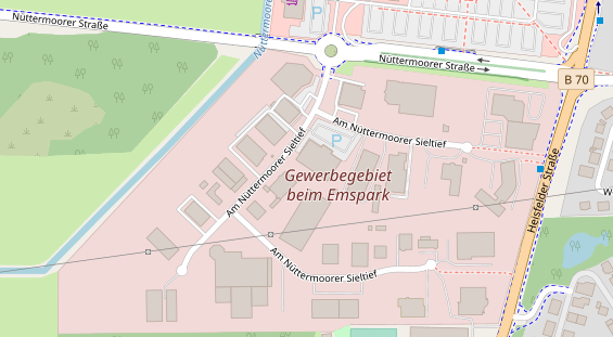 FitnessStudio auf Satellitenbild