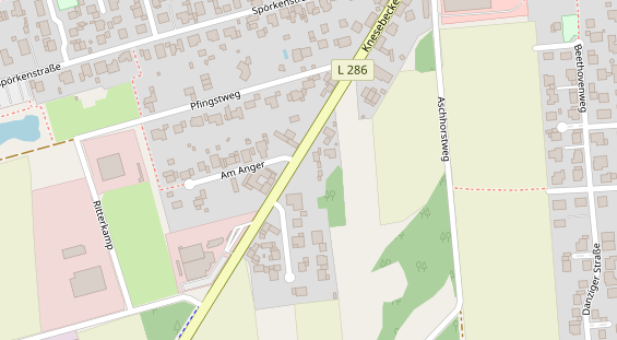 FitnessStudio auf Satellitenbild