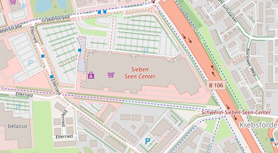 FitnessStudio auf Satellitenbild