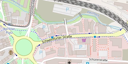 FitnessStudio auf Satellitenbild