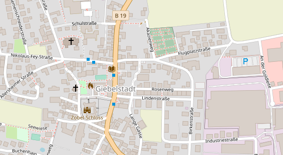 FitnessStudio auf Satellitenbild