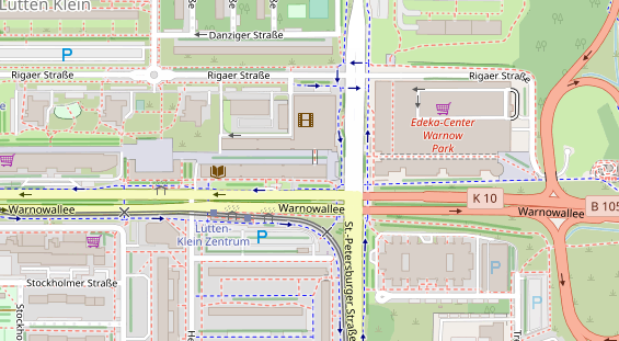 FitnessStudio auf Satellitenbild