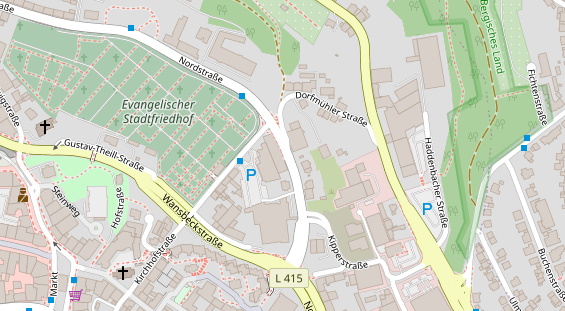 FitnessStudio auf Satellitenbild