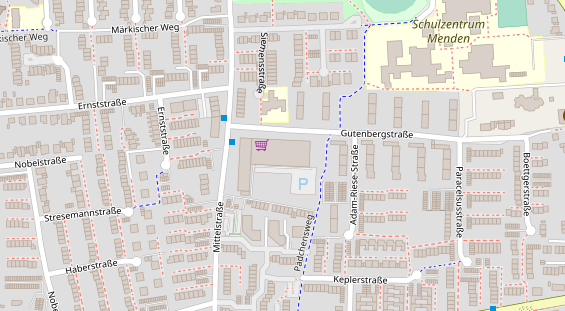 FitnessStudio auf Satellitenbild