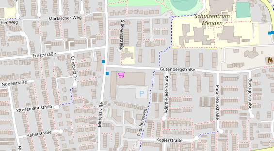 FitnessStudio auf Satellitenbild