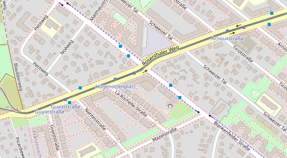 FitnessStudio auf Satellitenbild