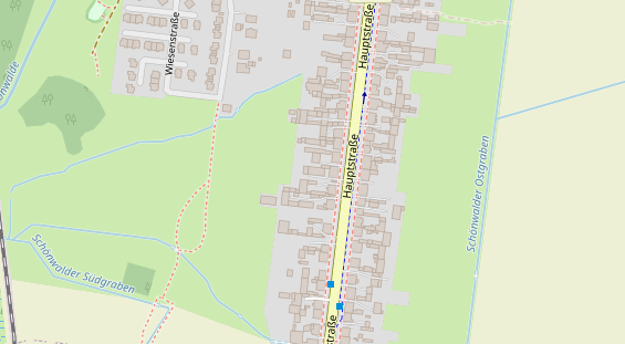 FitnessStudio auf Satellitenbild