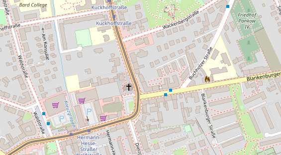 FitnessStudio auf Satellitenbild