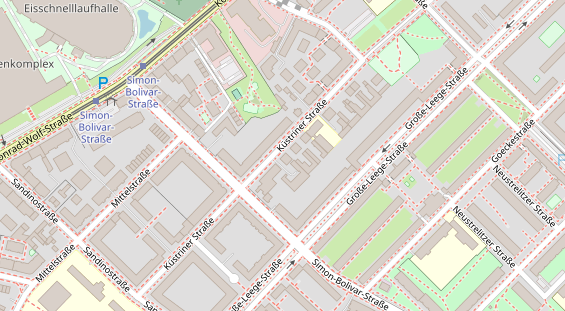 FitnessStudio auf Satellitenbild