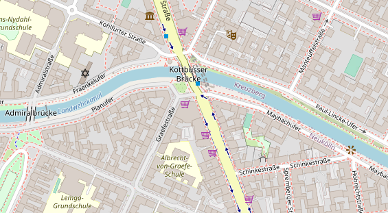 FitnessStudio auf Satellitenbild