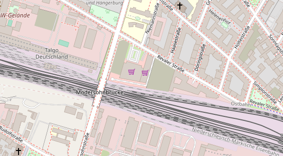 FitnessStudio auf Satellitenbild