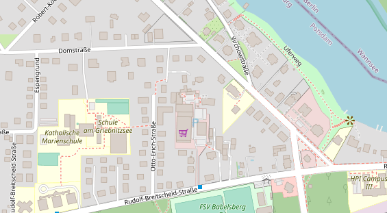 FitnessStudio auf Satellitenbild