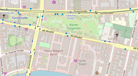 FitnessStudio auf Satellitenbild