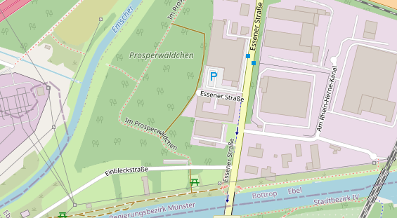 FitnessStudio auf Satellitenbild