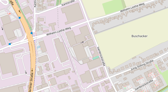 FitnessStudio auf Satellitenbild