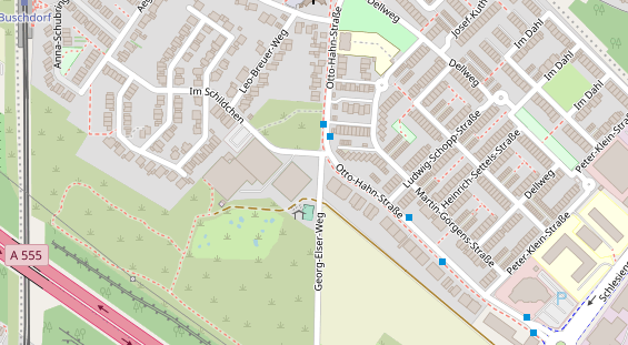 FitnessStudio auf Satellitenbild