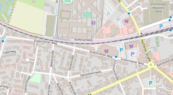 FitnessStudio auf Satellitenbild