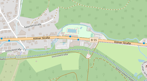 FitnessStudio auf Satellitenbild