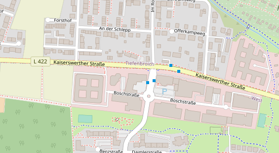 FitnessStudio auf Satellitenbild