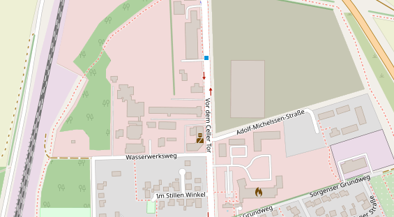 FitnessStudio auf Satellitenbild