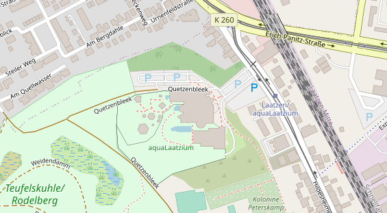 FitnessStudio auf Satellitenbild