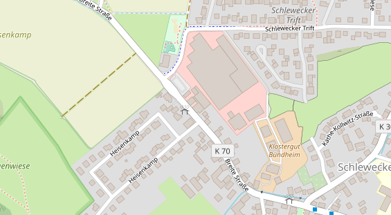 FitnessStudio auf Satellitenbild