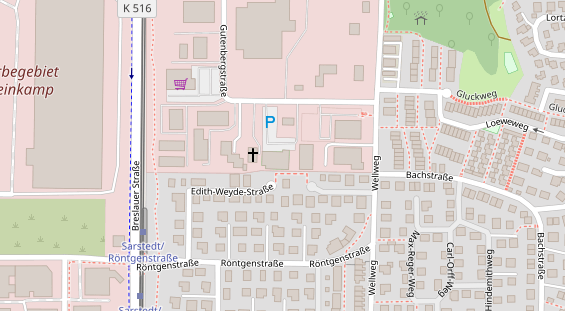 FitnessStudio auf Satellitenbild