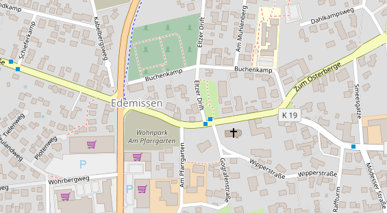 FitnessStudio auf Satellitenbild