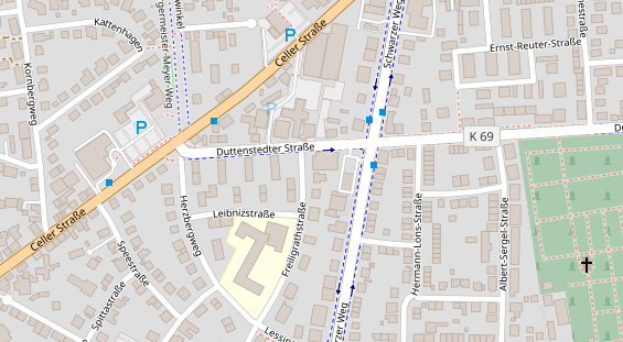 Trainings-Location auf Karte