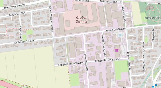 FitnessStudio auf Satellitenbild