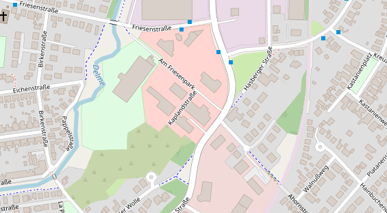 FitnessStudio auf Satellitenbild