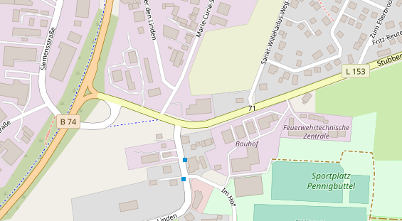 FitnessStudio auf Satellitenbild