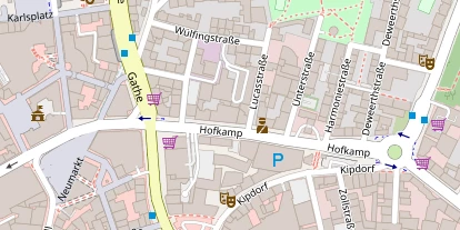 FitnessStudio auf Satellitenbild