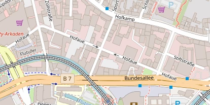 FitnessStudio auf Satellitenbild