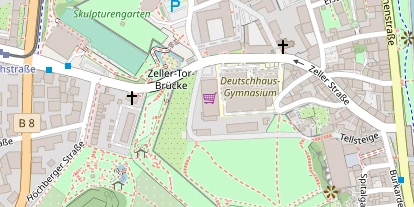 FitnessStudio auf Satellitenbild