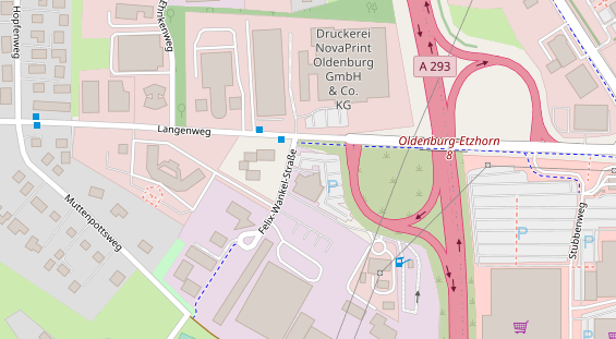 FitnessStudio auf Satellitenbild