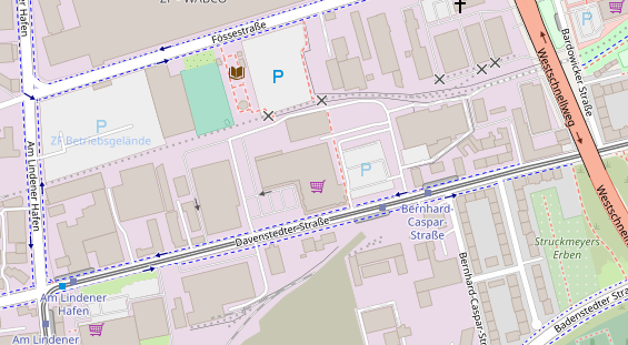 FitnessStudio auf Satellitenbild