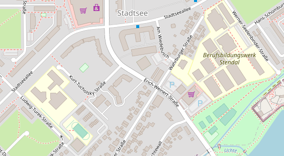 FitnessStudio auf Satellitenbild