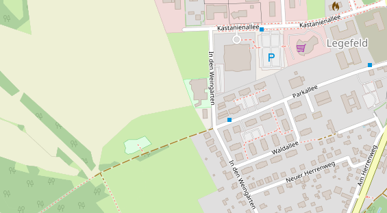 FitnessStudio auf Satellitenbild