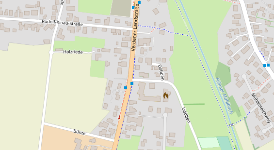 FitnessStudio auf Satellitenbild