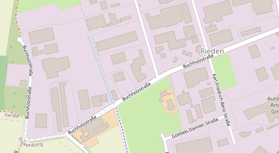 FitnessStudio auf Satellitenbild