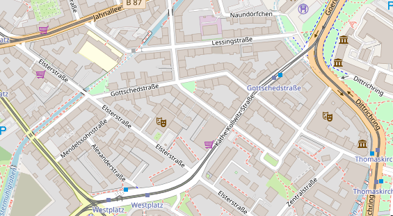 FitnessStudio auf Satellitenbild