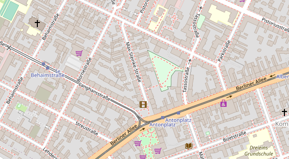 FitnessStudio auf Satellitenbild