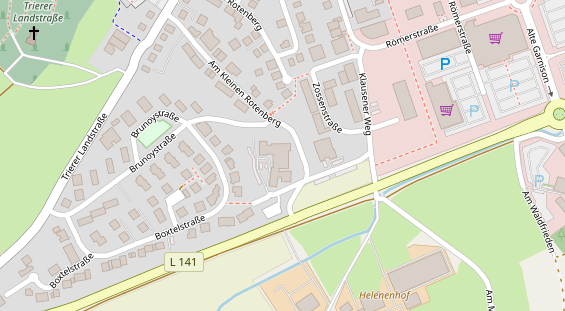 FitnessStudio auf Satellitenbild